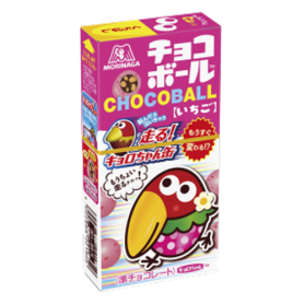 Morinaga Choco Ball Strawberry 28g