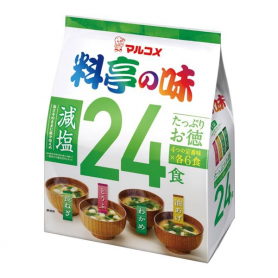 Marukome Ryoutei no Aji Miso Soup Low Sodium 24pk